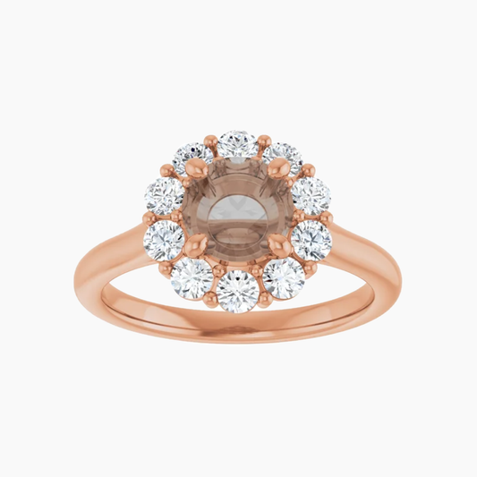 Magnolia Setting - Midwinter Co. Alternative Bridal Rings and Modern Fine Jewelry