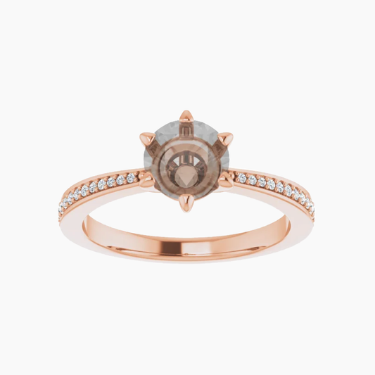 Maxine Setting - Midwinter Co. Alternative Bridal Rings and Modern Fine Jewelry