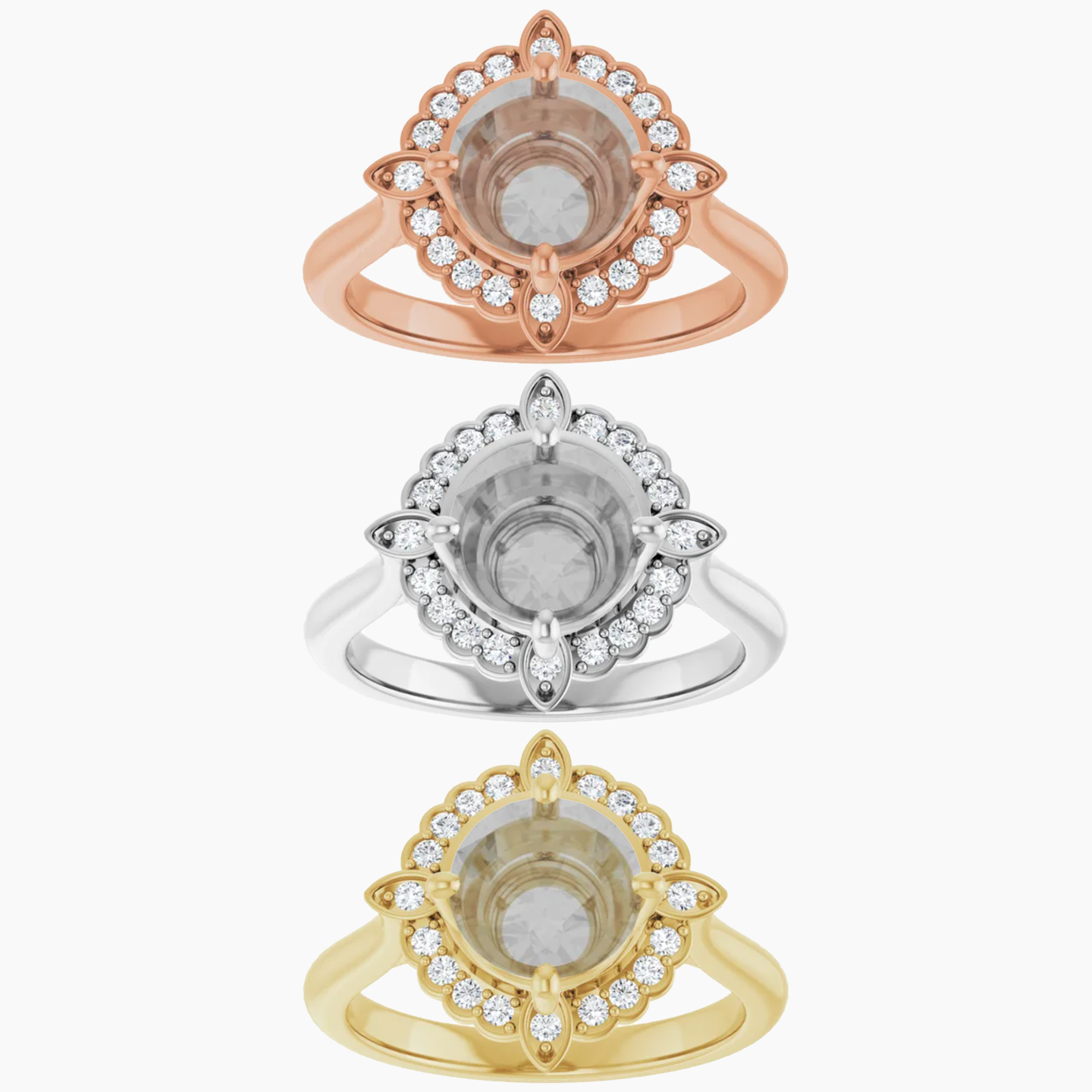 McKenzie Setting - Midwinter Co. Alternative Bridal Rings and Modern Fine Jewelry