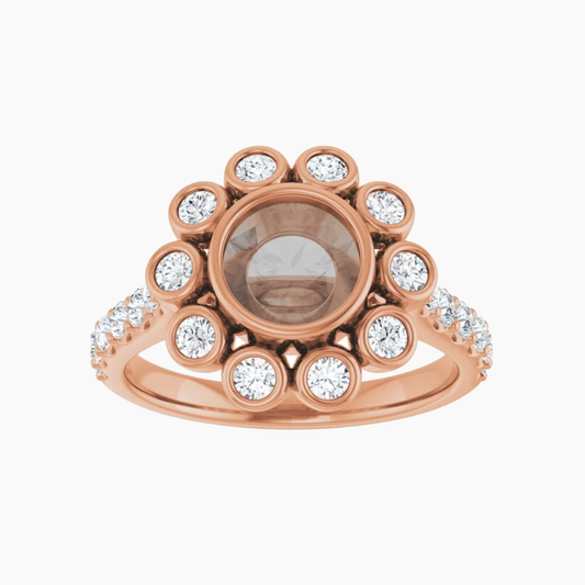 Minnie Setting - Midwinter Co. Alternative Bridal Rings and Modern Fine Jewelry
