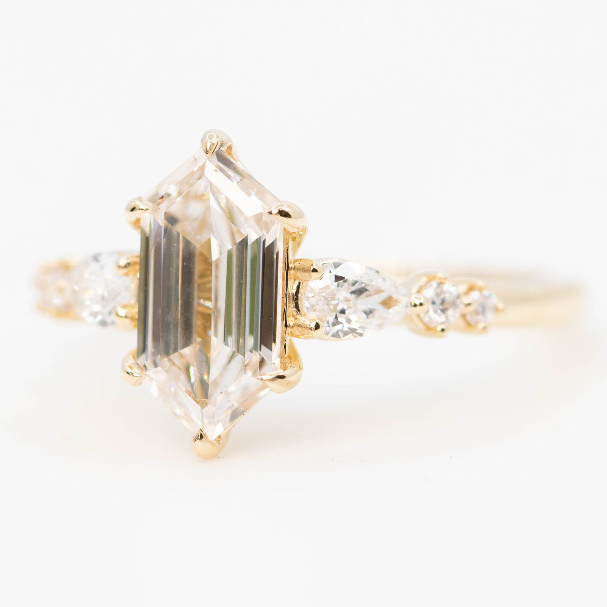 Custom Diamond Accented Setting - Midwinter Co. Alternative Bridal Rings and Modern Fine Jewelry