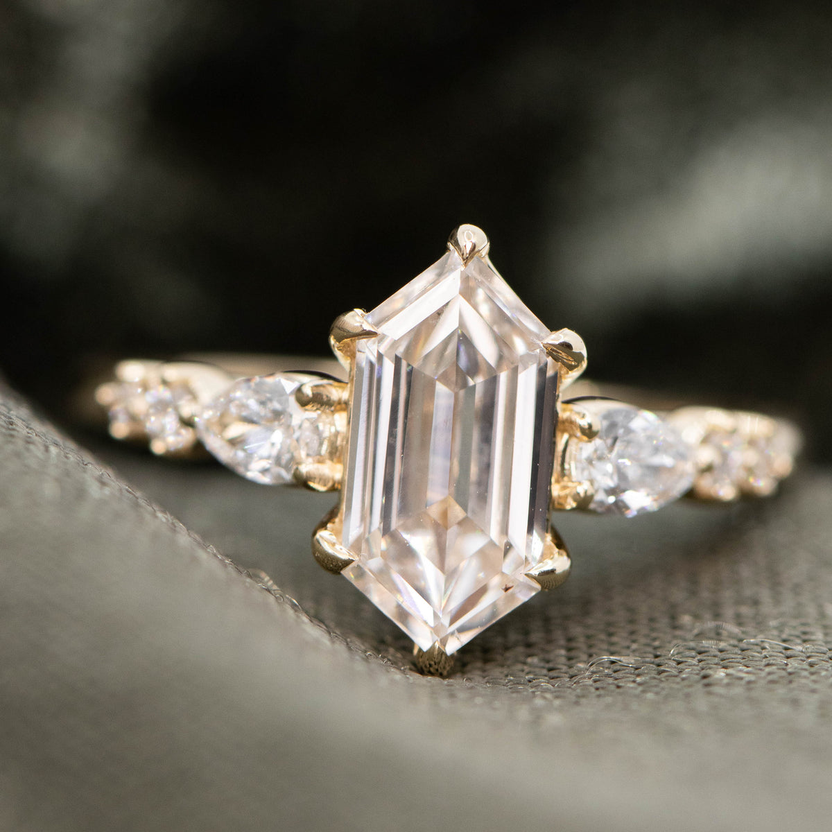 Custom Diamond Accented Setting - Midwinter Co. Alternative Bridal Rings and Modern Fine Jewelry