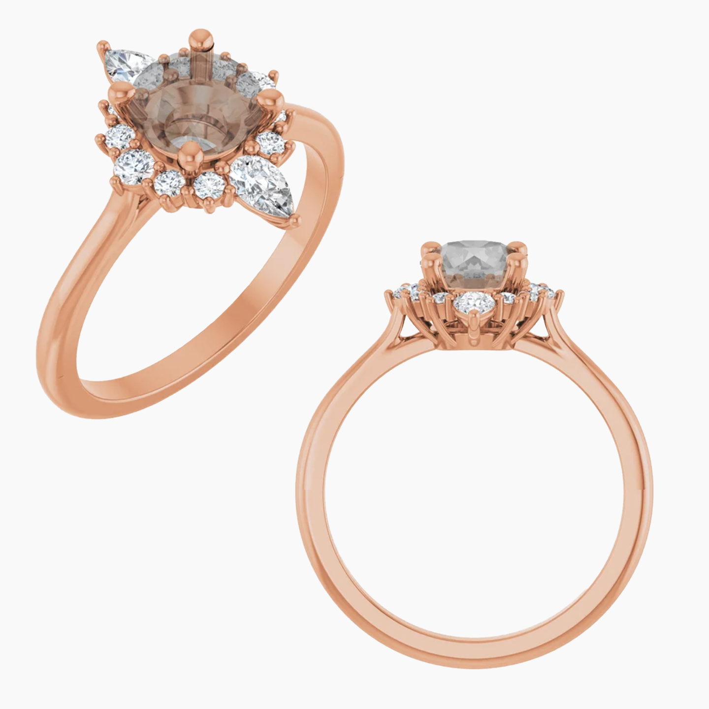 Noelle Setting - Midwinter Co. Alternative Bridal Rings and Modern Fine Jewelry