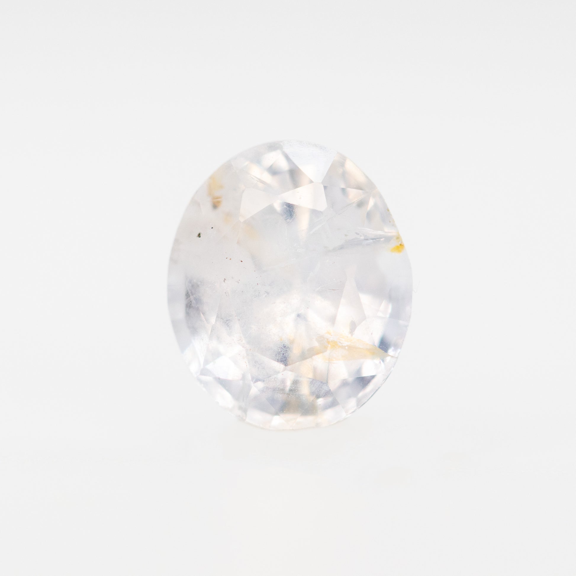 1.90 Carat Clear Blue Oval Sapphire for Custom Work - Inventory Code OCS190 - Midwinter Co. Alternative Bridal Rings and Modern Fine Jewelry