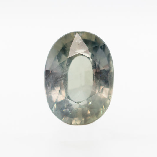 3.32 Carat Oval Gray Color-Change Sapphire for Custom Work - Inventory Code OGS332 - Midwinter Co. Alternative Bridal Rings and Modern Fine Jewelry