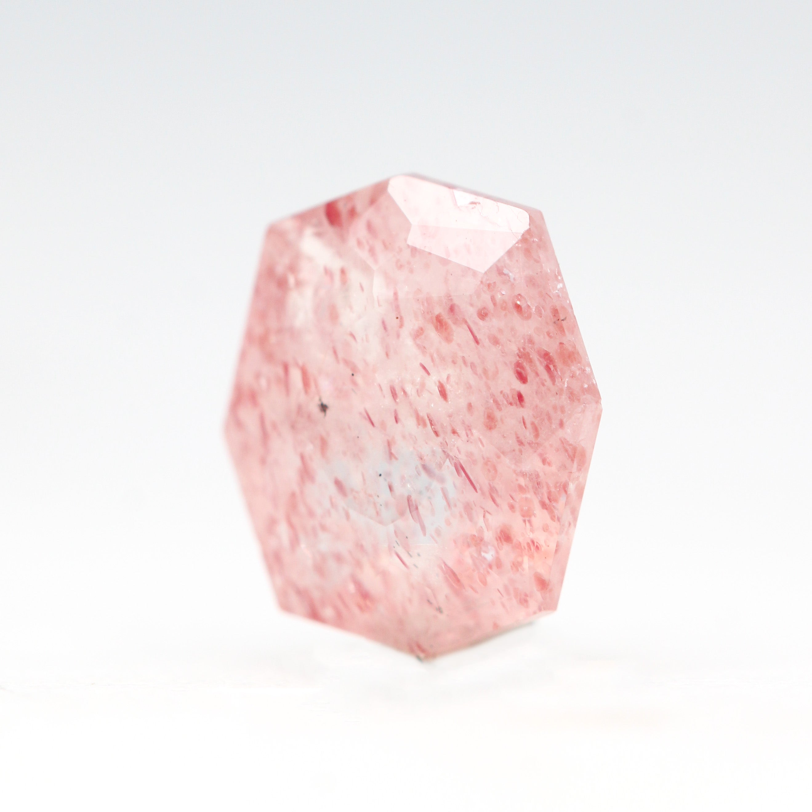 1.80 Carat Geometric Octagon Strawberry Quartz for Custom
