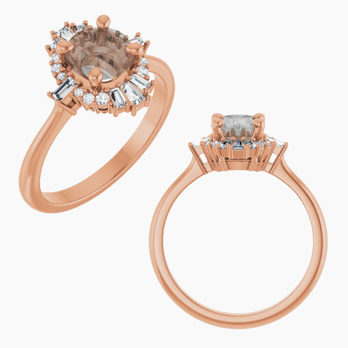 Ophelia Setting - Midwinter Co. Alternative Bridal Rings and Modern Fine Jewelry