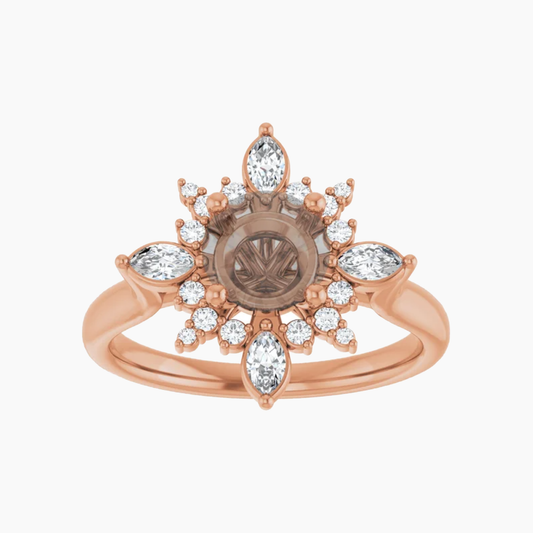 Pema Setting - Midwinter Co. Alternative Bridal Rings and Modern Fine Jewelry