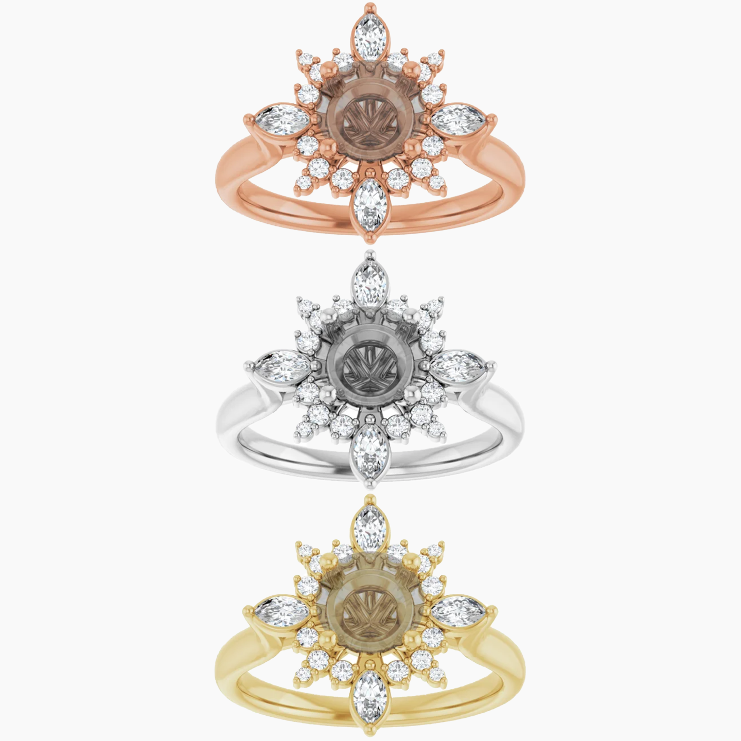 Pema Setting - Midwinter Co. Alternative Bridal Rings and Modern Fine Jewelry