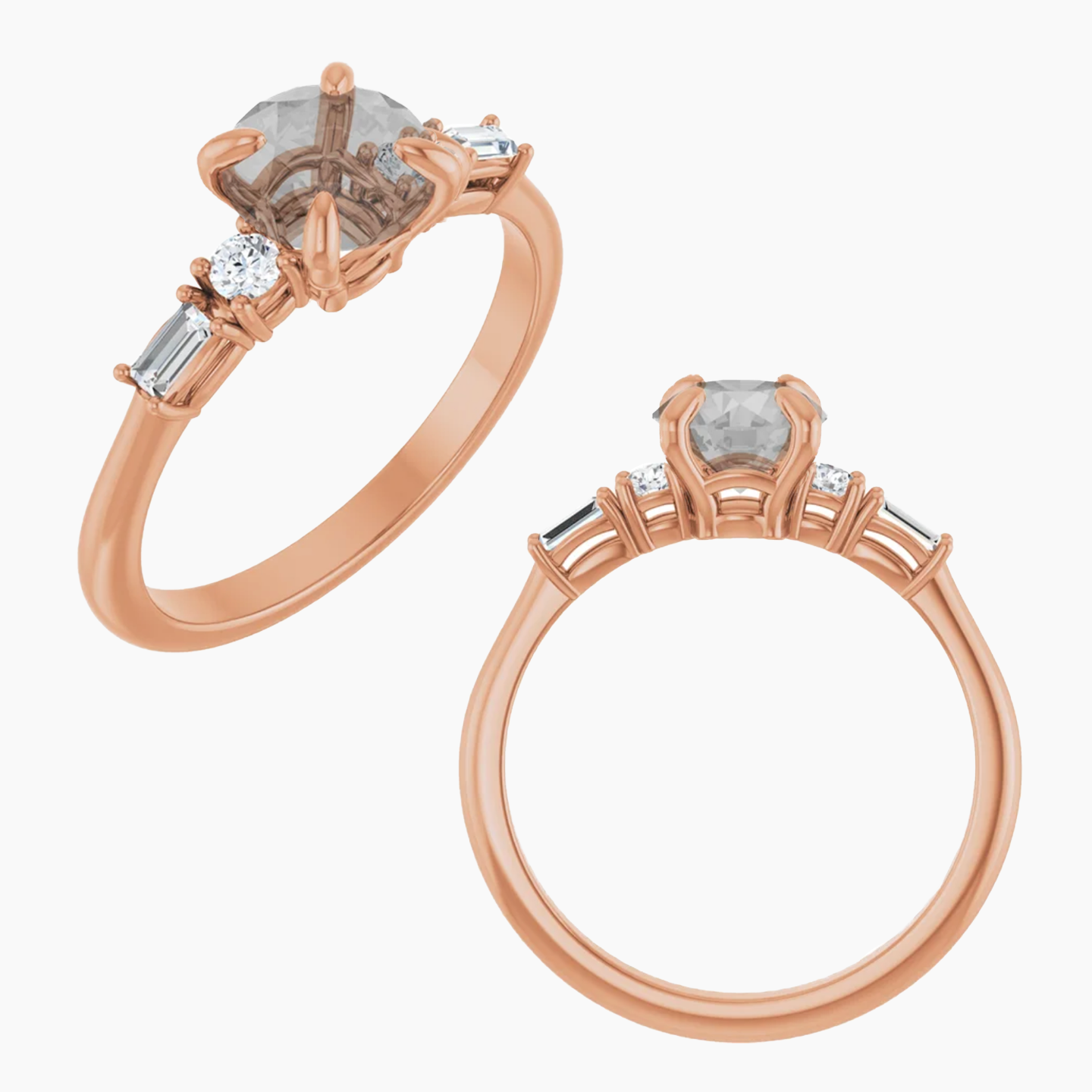 River Setting - Midwinter Co. Alternative Bridal Rings and Modern Fine Jewelry