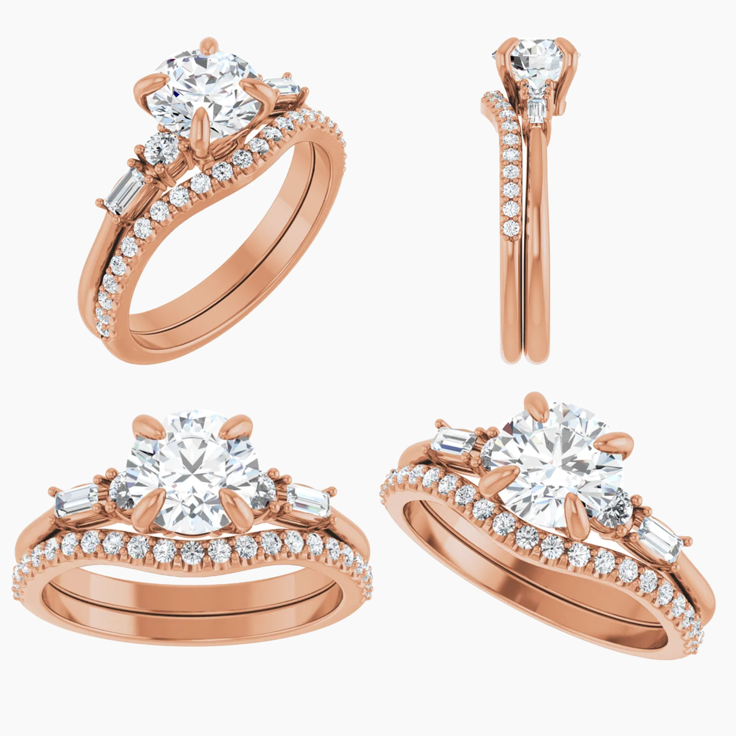 River Setting - Midwinter Co. Alternative Bridal Rings and Modern Fine Jewelry