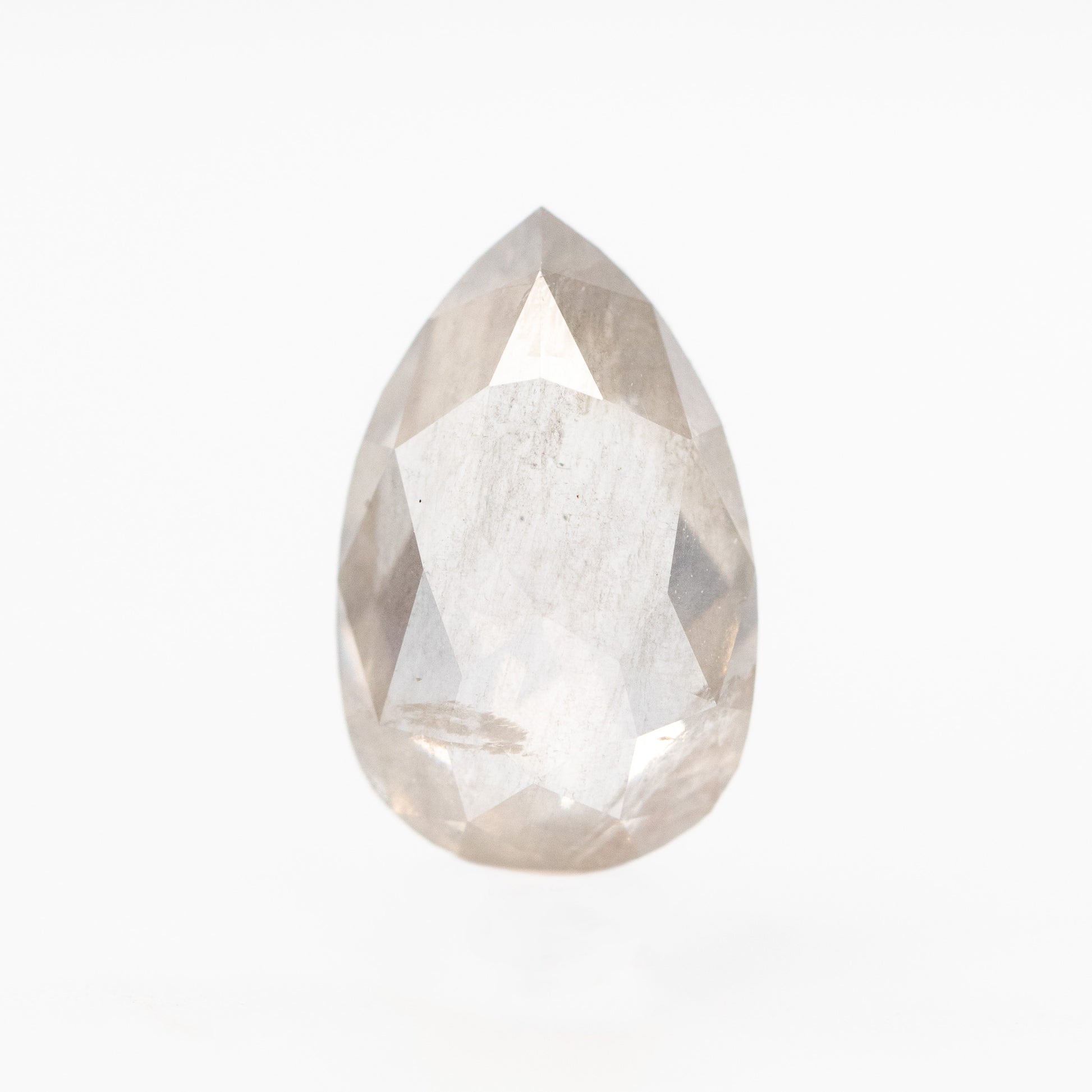 2.00 Carat Gray Pear Salt and Pepper Diamond for Custom Work - Inventory Code SCP200 - Midwinter Co. Alternative Bridal Rings and Modern Fine Jewelry