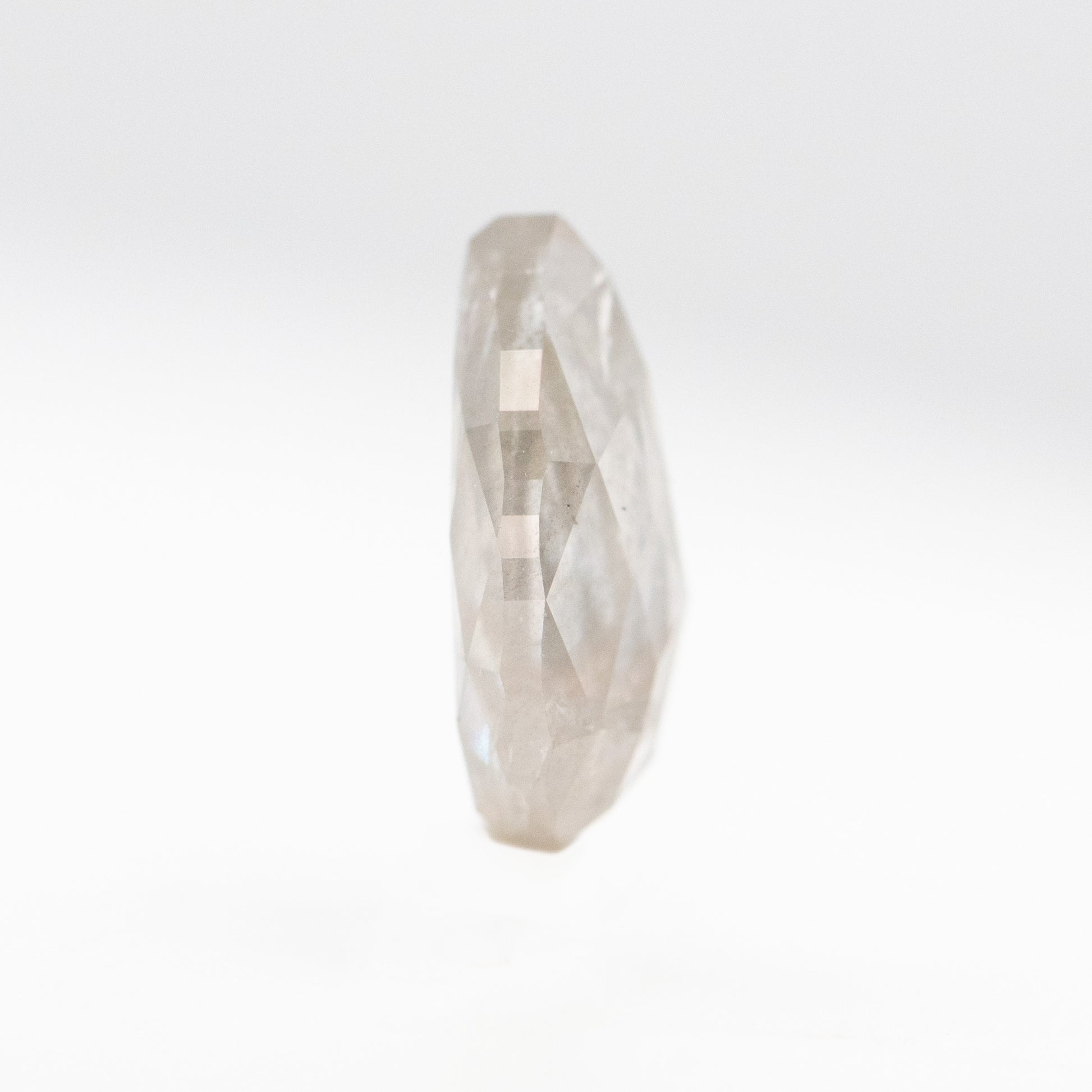 2.00 Carat Gray Pear Salt and Pepper Diamond for Custom Work - Inventory Code SCP200 - Midwinter Co. Alternative Bridal Rings and Modern Fine Jewelry