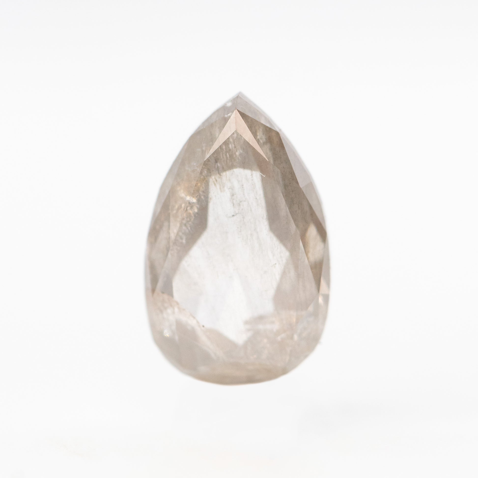 2.00 Carat Gray Pear Salt and Pepper Diamond for Custom Work - Inventory Code SCP200 - Midwinter Co. Alternative Bridal Rings and Modern Fine Jewelry