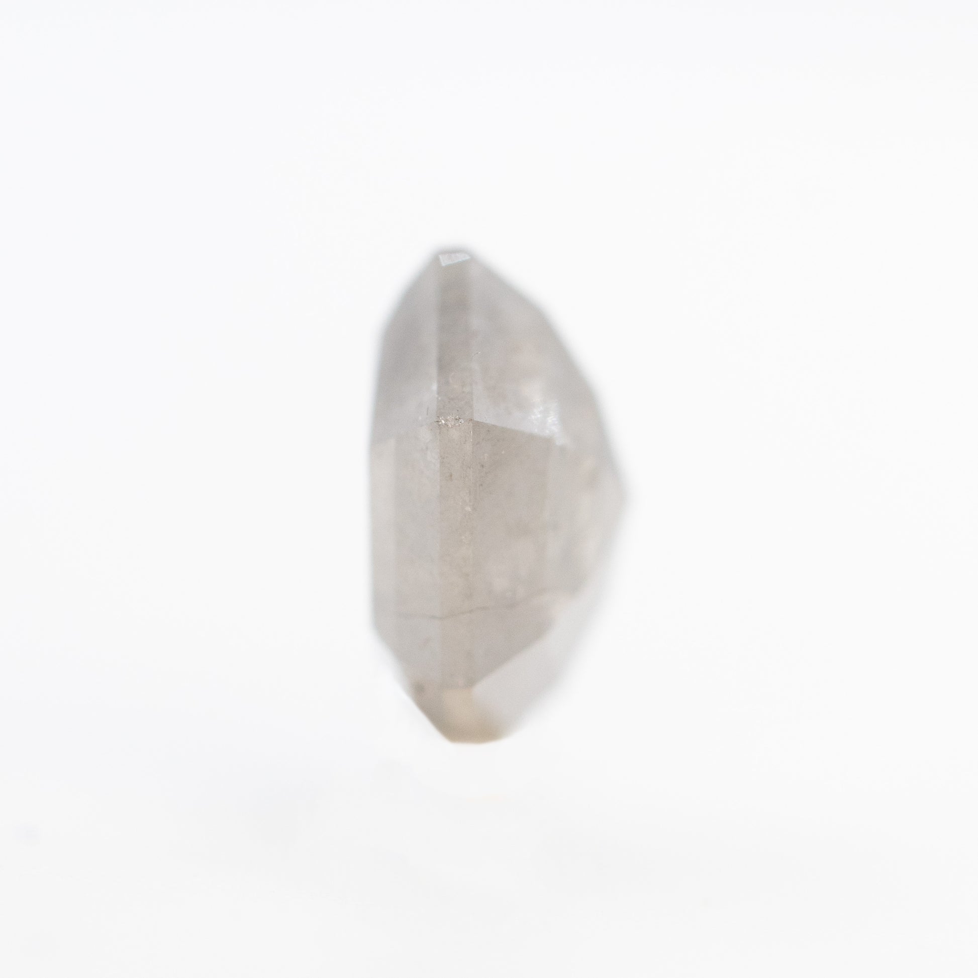 1.28 Carat Gray Hexagon Salt and Pepper Diamond for Custom Work - Inventory Code SGH128 - Midwinter Co. Alternative Bridal Rings and Modern Fine Jewelry