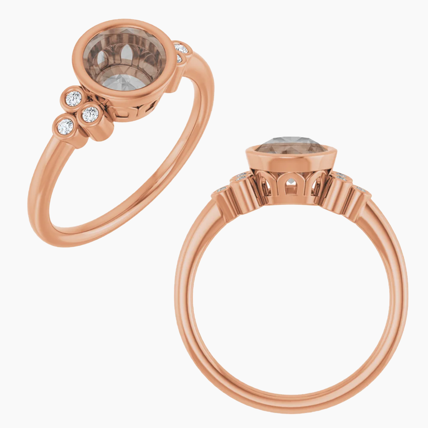 Sophia Setting - Midwinter Co. Alternative Bridal Rings and Modern Fine Jewelry