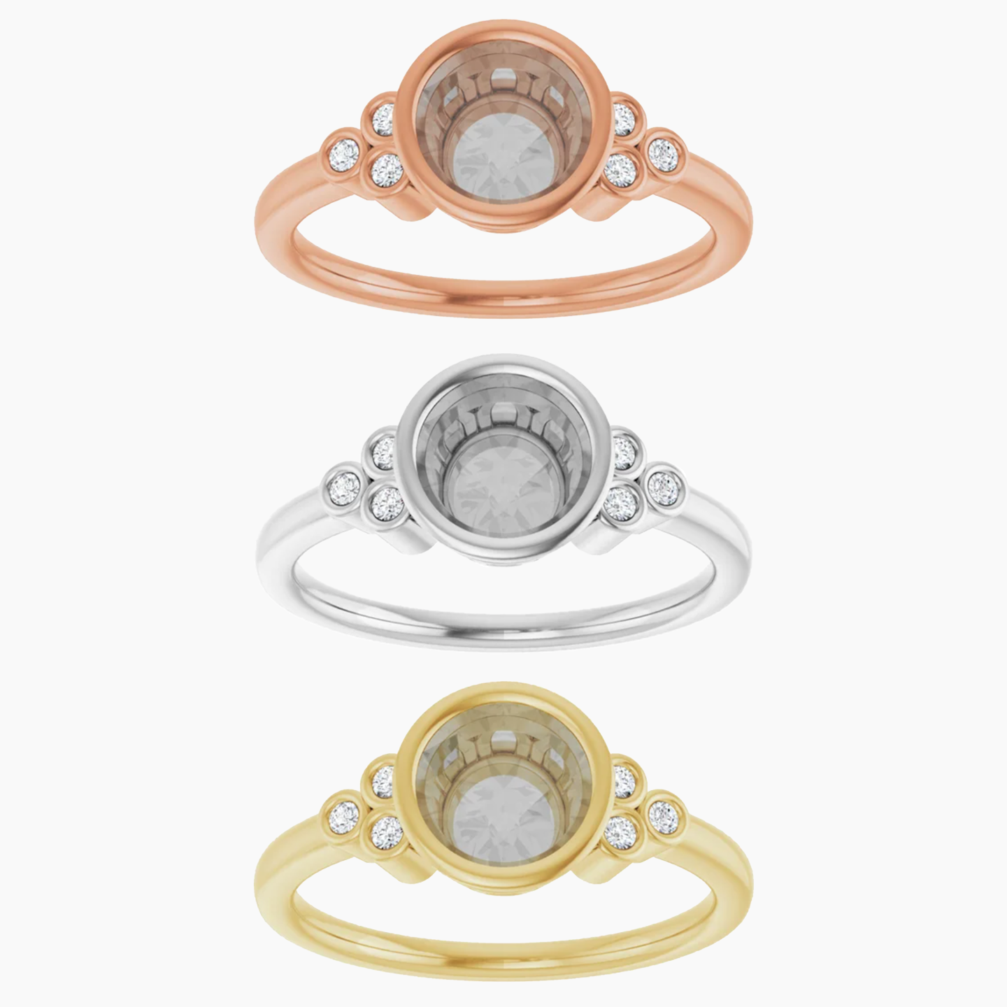 Sophia Setting - Midwinter Co. Alternative Bridal Rings and Modern Fine Jewelry