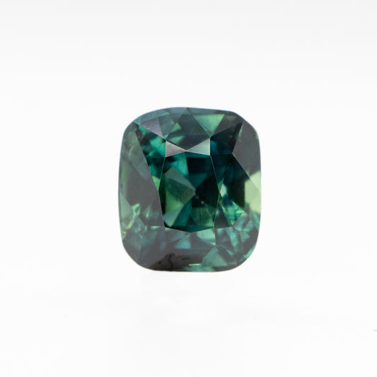 2.02 Carat Teal Elongated Cushion Sapphire for Custom Work - Inventory Code TECS202 - Midwinter Co. Alternative Bridal Rings and Modern Fine Jewelry