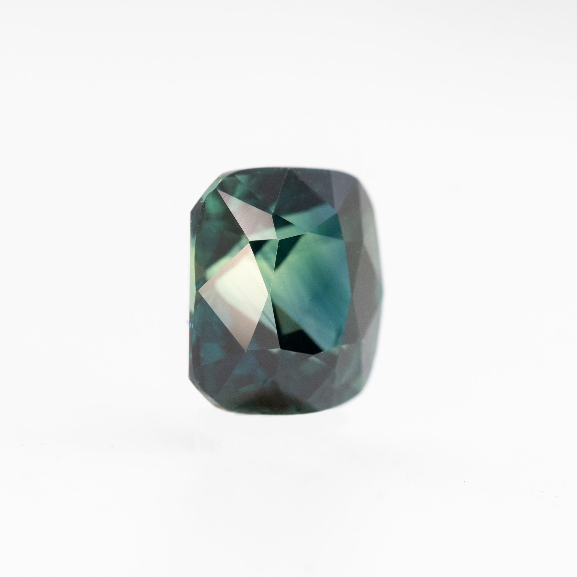 2.02 Carat Teal Elongated Cushion Sapphire for Custom Work - Inventory Code TECS202 - Midwinter Co. Alternative Bridal Rings and Modern Fine Jewelry