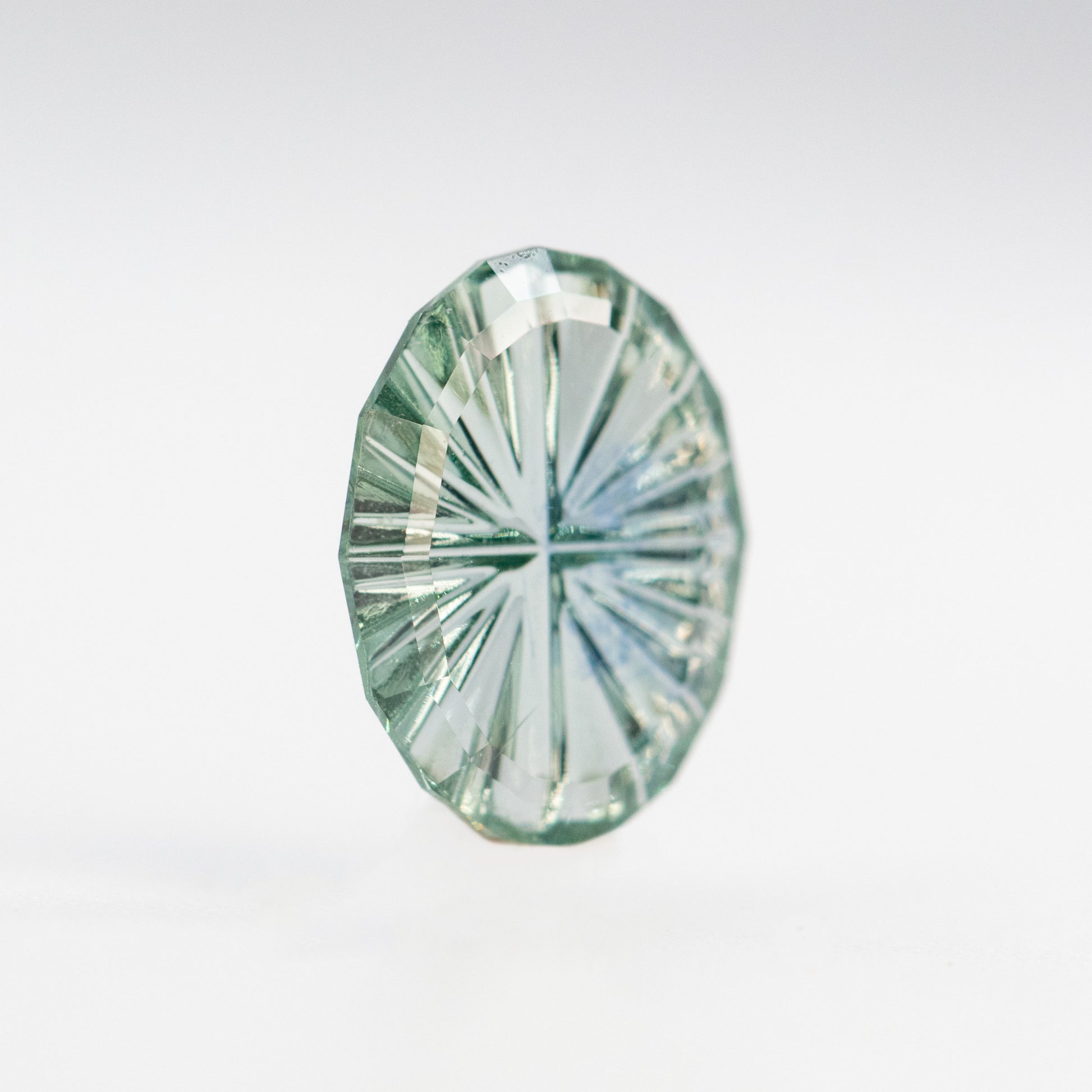 1.45 Carat Fantasy Cut Teal Blue Montana Sapphire for Custom Work - Inventory Code TFCS145 - Midwinter Co. Alternative Bridal Rings and Modern Fine Jewelry