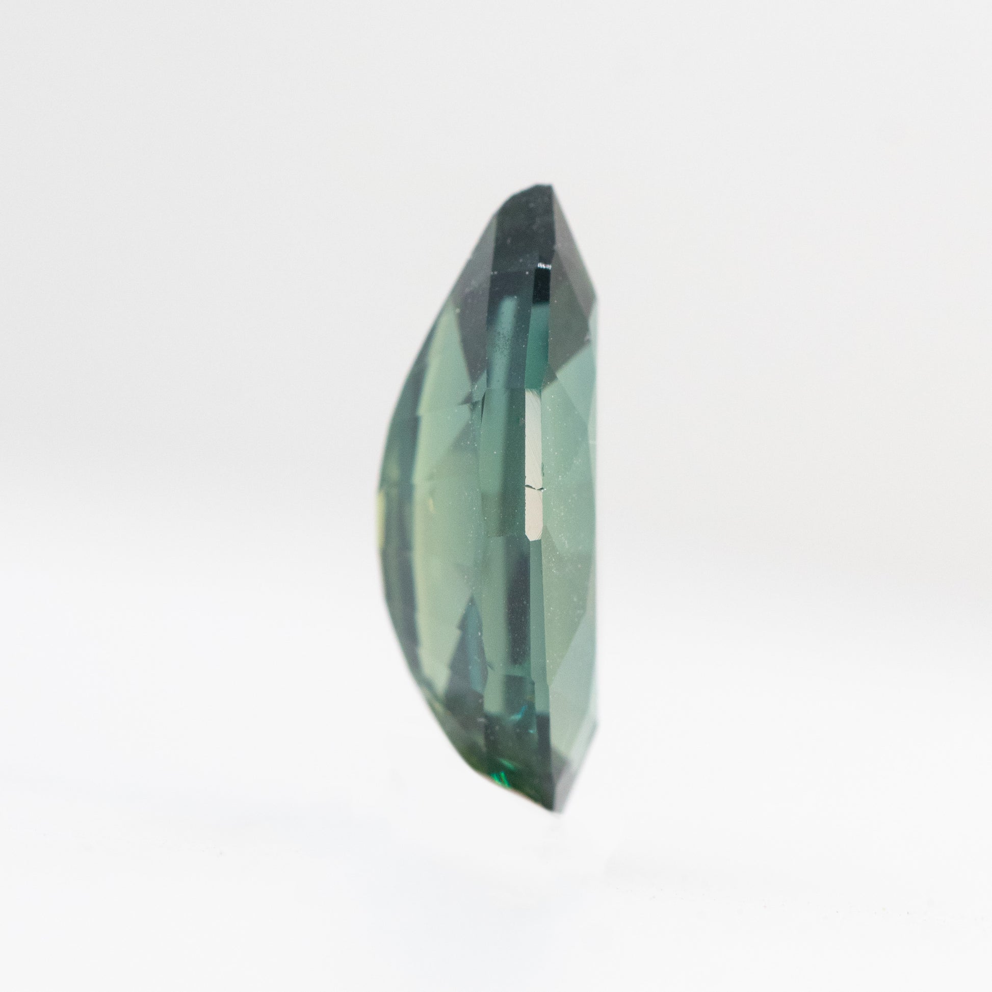 2.51 Carat Teal Green Marquise Sapphire for Custom Work - Inventory Code TGMS251 - Midwinter Co. Alternative Bridal Rings and Modern Fine Jewelry