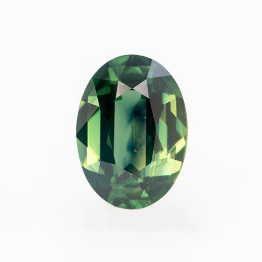 CAELEN (J) 3.02 Carat Teal Green Oval Sapphire for Custom Work - Inventory Code TGOS302 - Midwinter Co. Alternative Bridal Rings and Modern Fine Jewelry