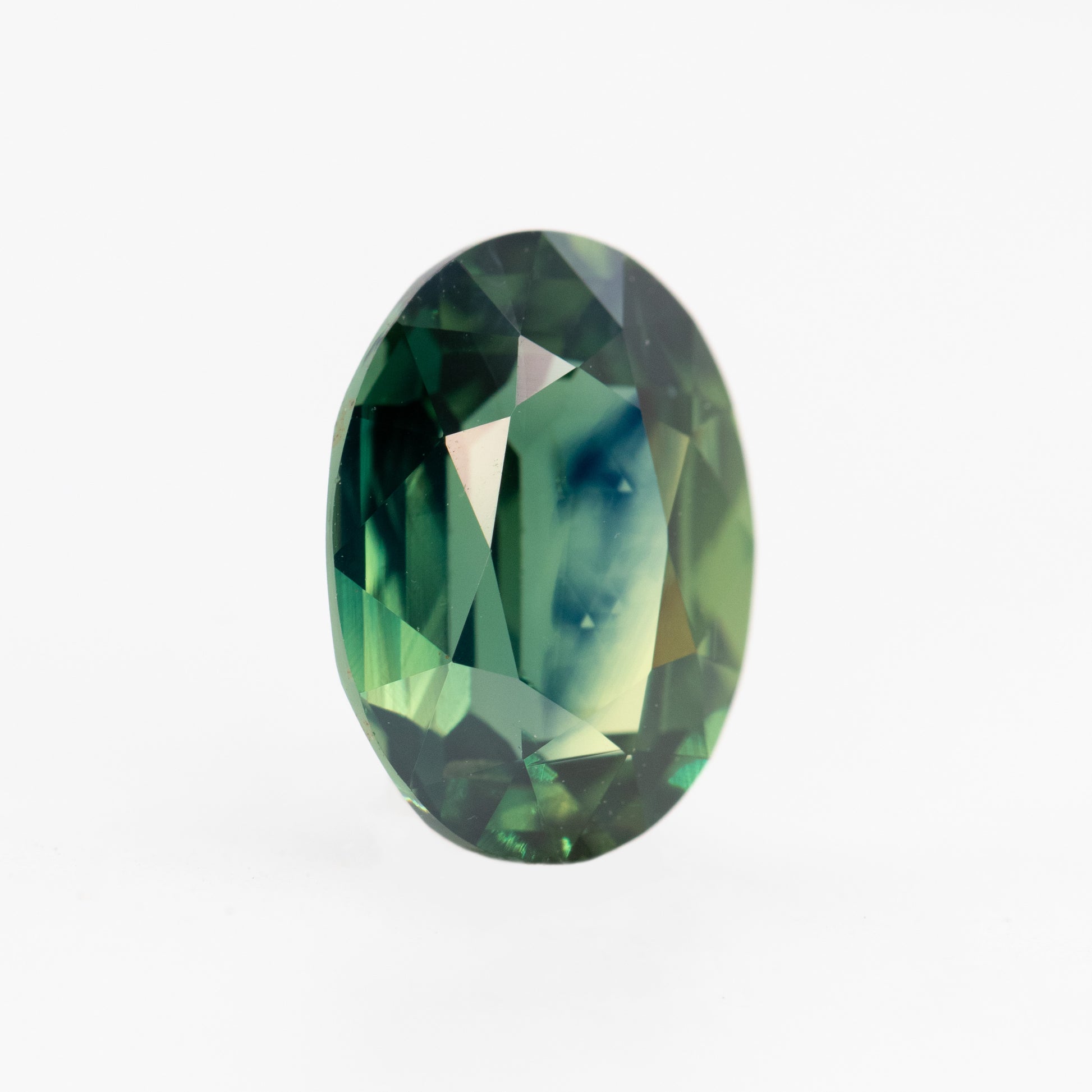 CAELEN (J) 3.02 Carat Teal Green Oval Sapphire for Custom Work - Inventory Code TGOS302 - Midwinter Co. Alternative Bridal Rings and Modern Fine Jewelry