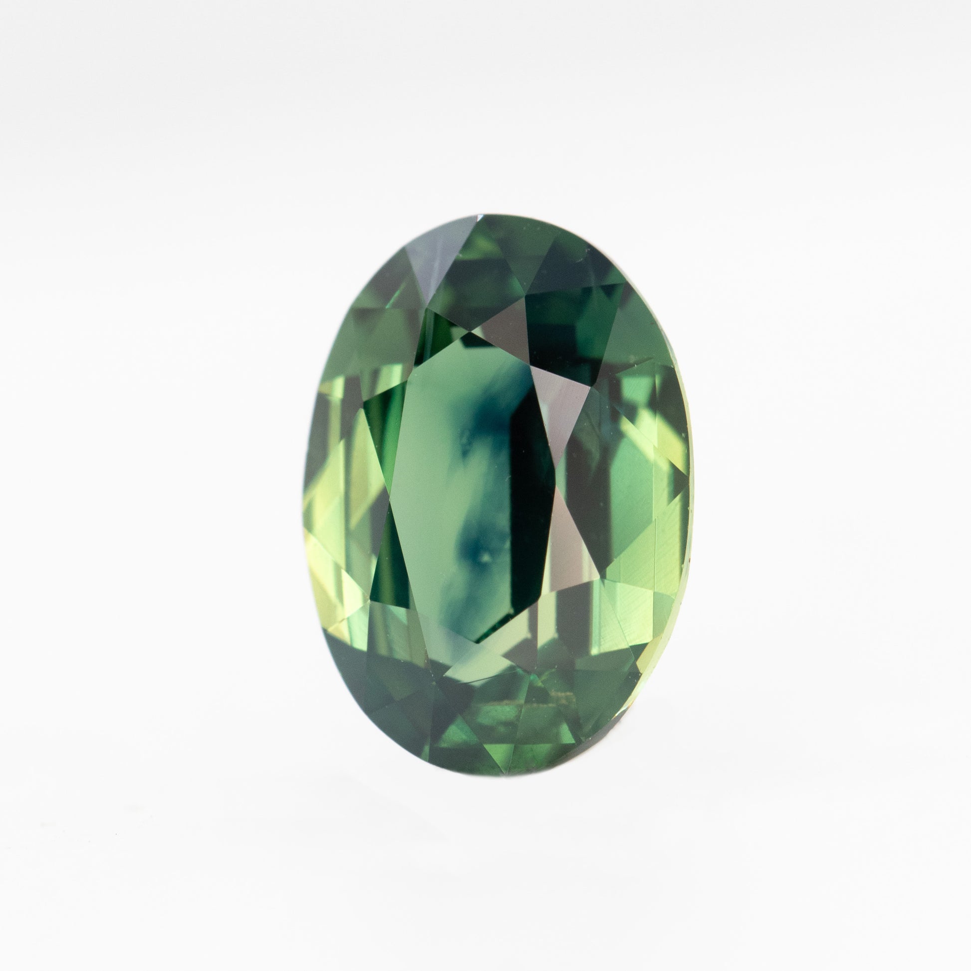 CAELEN (J) 3.02 Carat Teal Green Oval Sapphire for Custom Work - Inventory Code TGOS302 - Midwinter Co. Alternative Bridal Rings and Modern Fine Jewelry