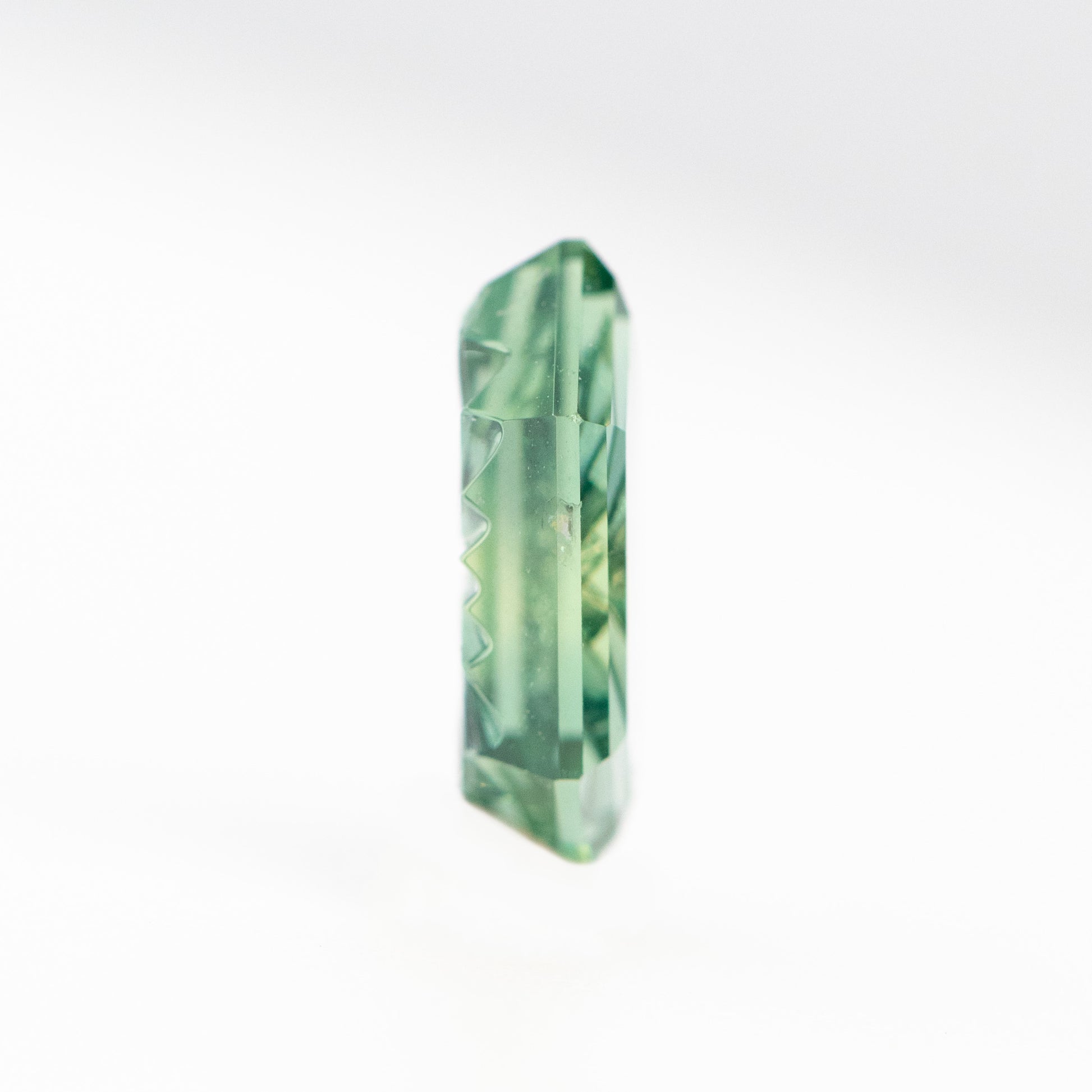 1.42 Carat Teal Fantasy Cut Hexagon Montana Sapphire for Custom Work - Inventory Code THS142 - Midwinter Co. Alternative Bridal Rings and Modern Fine Jewelry