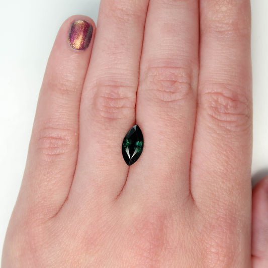 2.12 Carat Teal Marquise Sapphire for Custom Work - Inventory Code TMS212