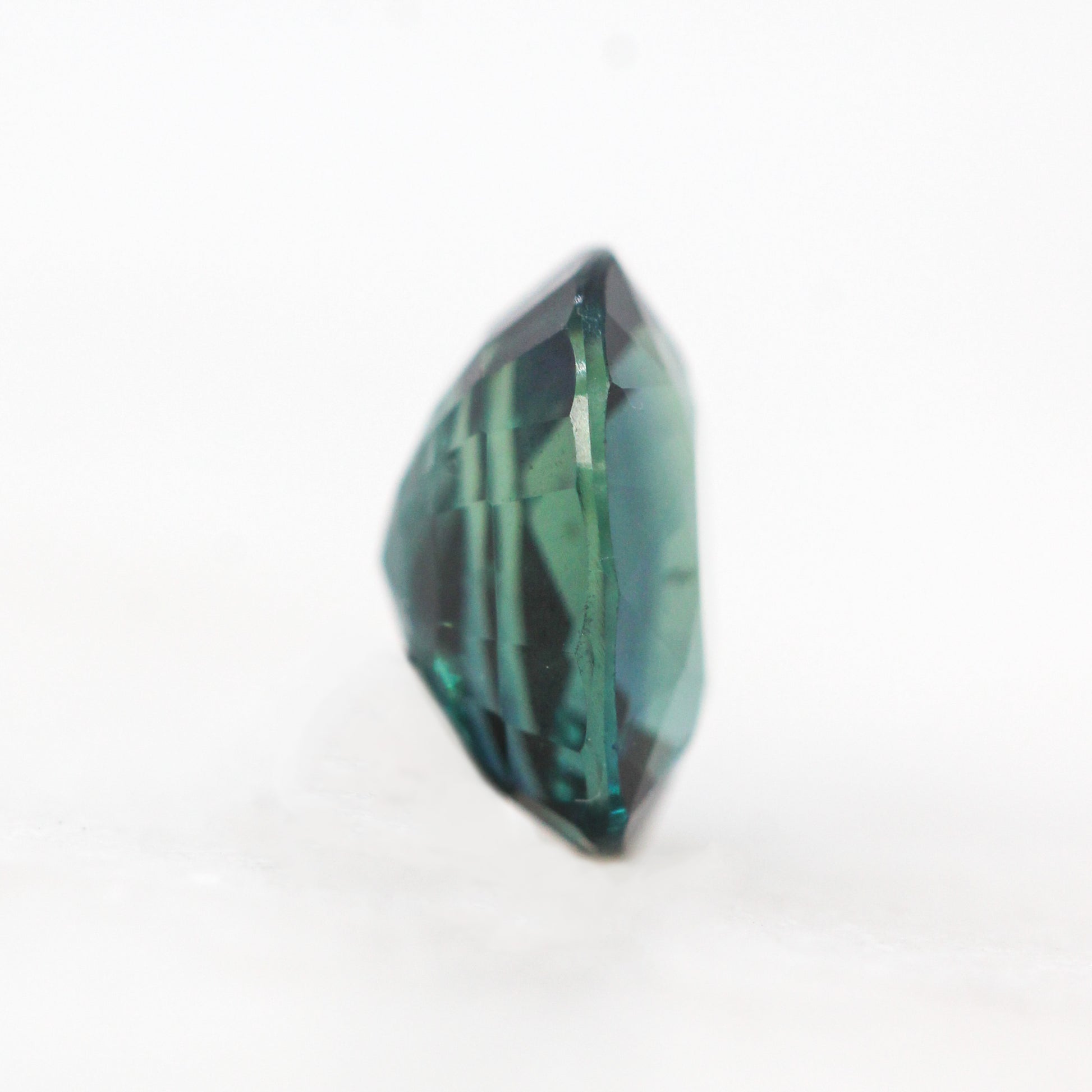 1.04 Carat Teal Oval Sapphire for Custom Work - Inventory Code TOS104 - Midwinter Co. Alternative Bridal Rings and Modern Fine Jewelry