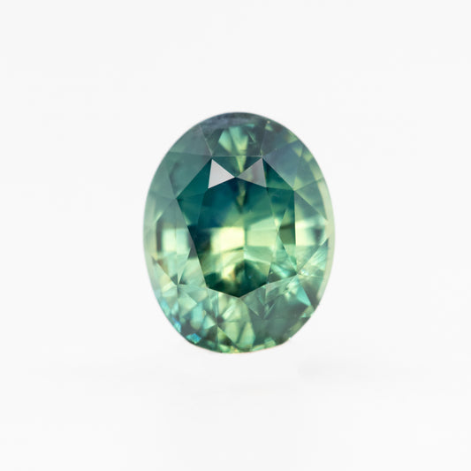 2.10 Carat Teal Oval Sapphire for Custom Work - Inventory Code TOS210 - Midwinter Co. Alternative Bridal Rings and Modern Fine Jewelry