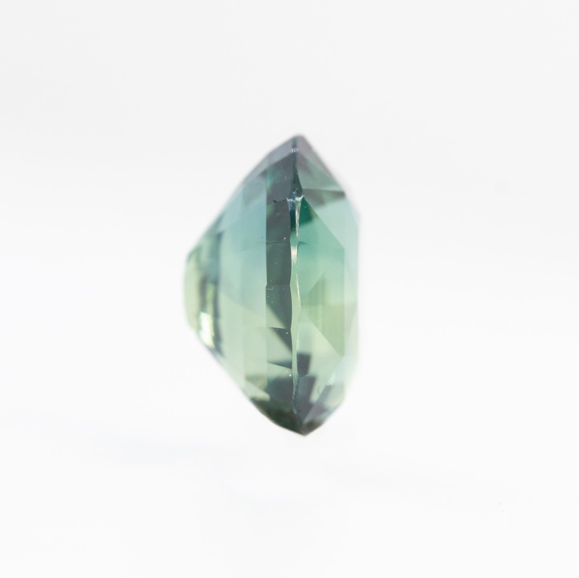 2.10 Carat Teal Oval Sapphire for Custom Work - Inventory Code TOS210 - Midwinter Co. Alternative Bridal Rings and Modern Fine Jewelry