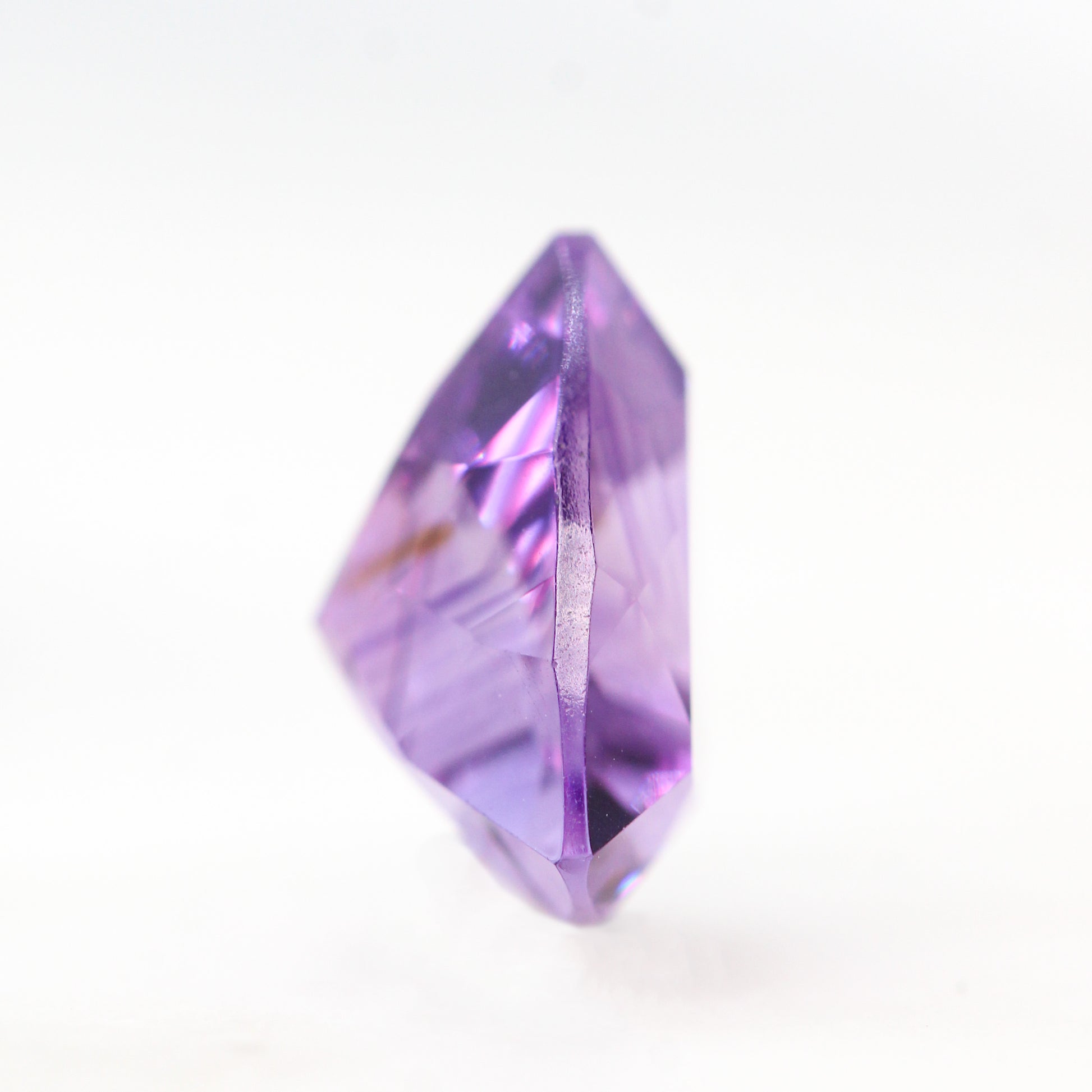 Carat Purple Trillion Cut Amethyst for Custom Work