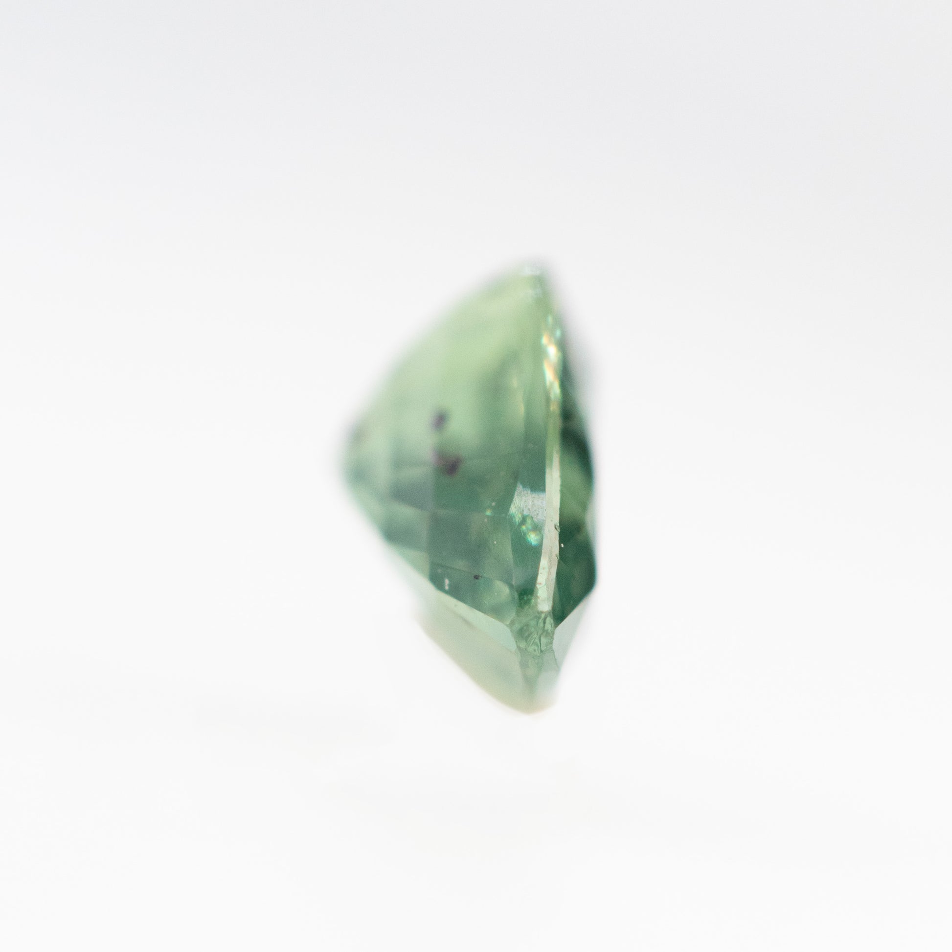 1.08 Carat Trillion Color Change Aqua Sapphire for Custom Work - Inventory Code TTS108 - Midwinter Co. Alternative Bridal Rings and Modern Fine Jewelry