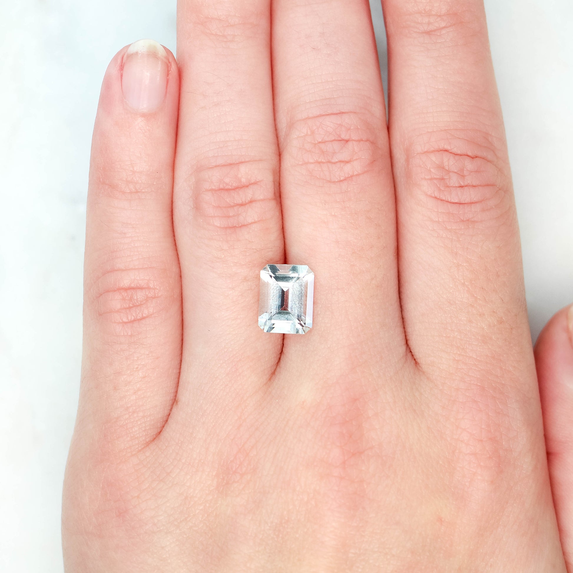 Carat White Emerald Cut Topaz for Custom Work – Midwinter Co