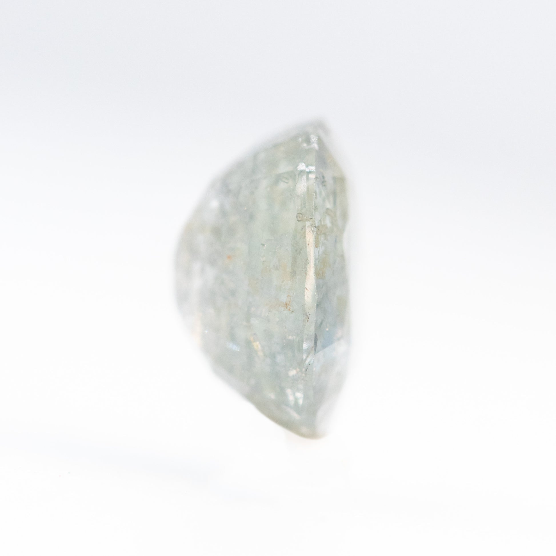 2.34 Carat Warm Gray Oval Sapphire for Custom Work - Inventory Code WGOS234 - Midwinter Co. Alternative Bridal Rings and Modern Fine Jewelry