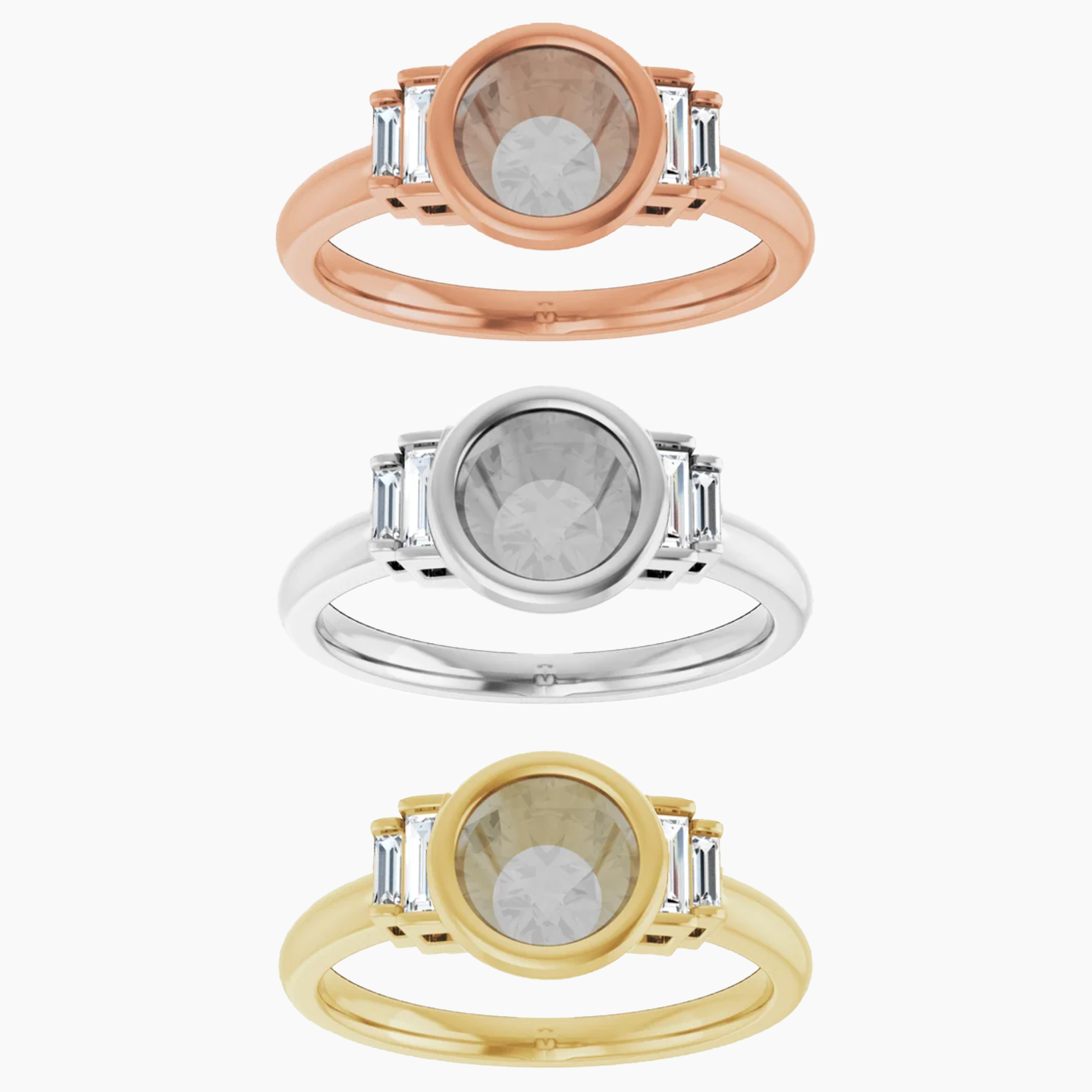 Zander Setting - Midwinter Co. Alternative Bridal Rings and Modern Fine Jewelry