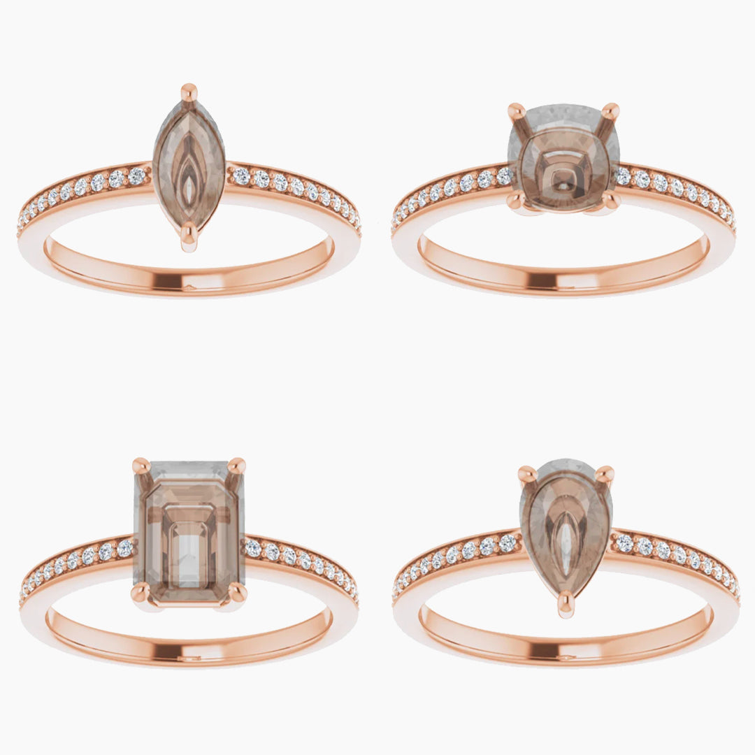 Imani Setting - Midwinter Co. Alternative Bridal Rings and Modern Fine Jewelry
