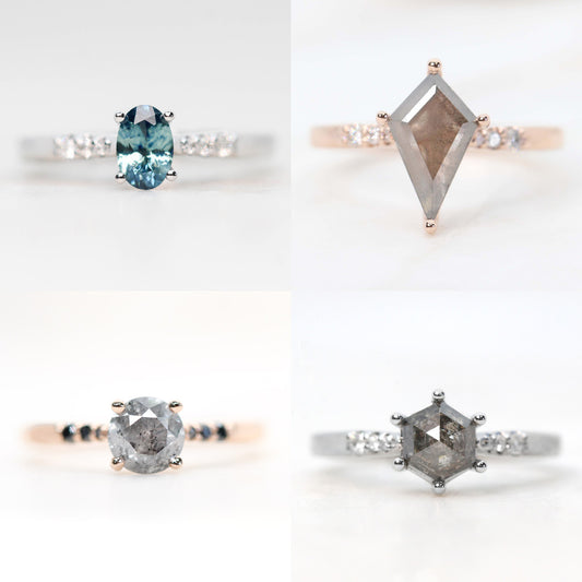 Sloan Setting - Midwinter Co. Alternative Bridal Rings and Modern Fine Jewelry
