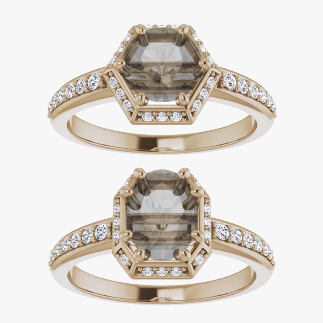 Adrien Setting - Midwinter Co. Alternative Bridal Rings and Modern Fine Jewelry