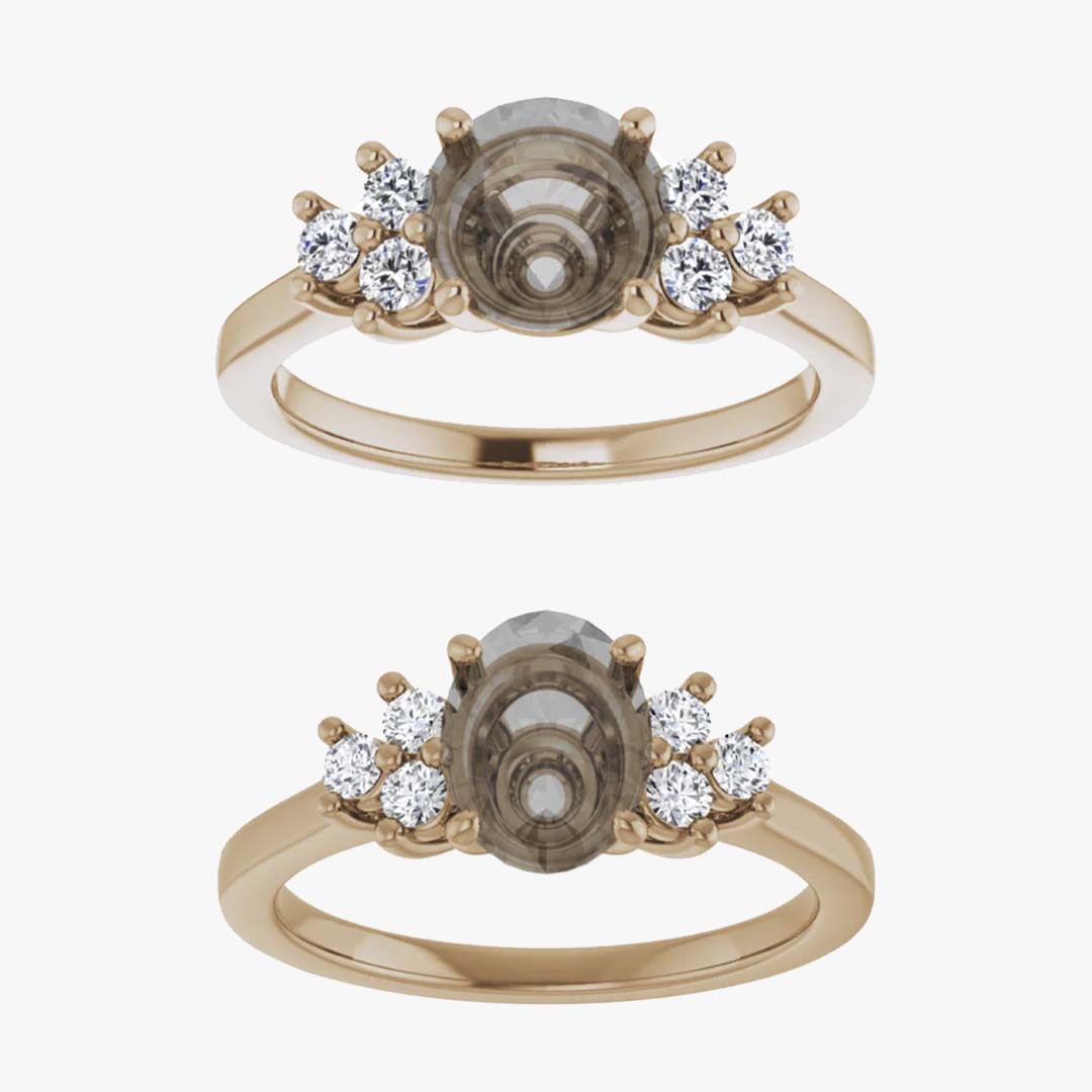 Veragene Setting - Midwinter Co. Alternative Bridal Rings and Modern Fine Jewelry