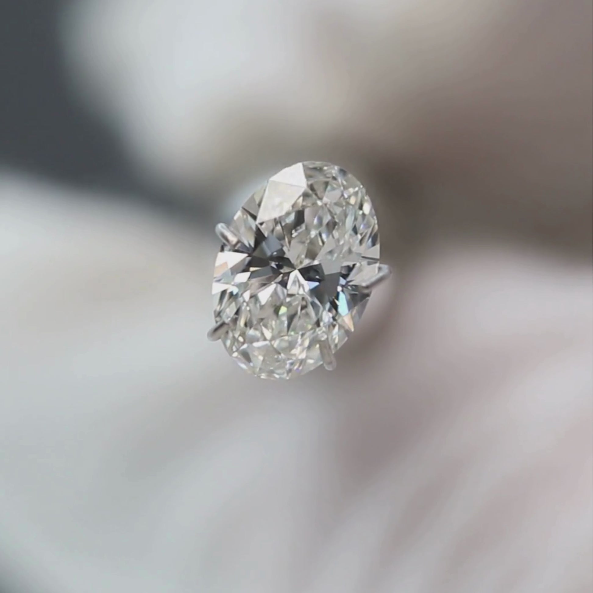 1.08 Carat Certified Lab Grown Oval Diamond for Custom Work - Inventory Code LGO108