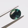 1.29 Carat Dark Teal Oval Sapphire for Custom Work - Inventory Code TOS129