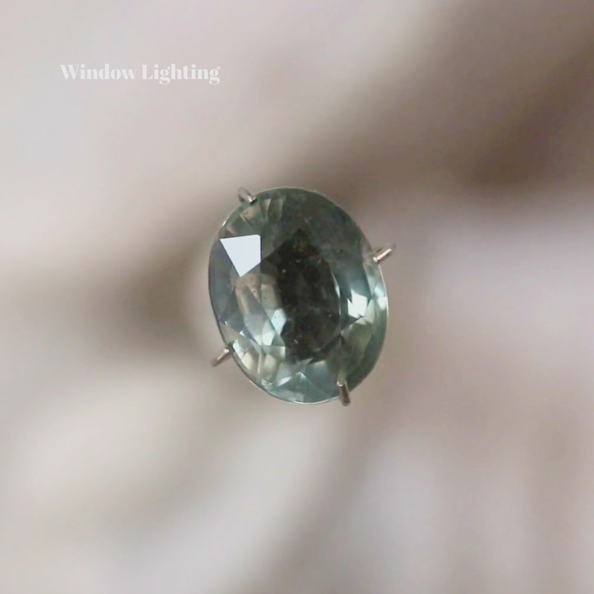 3.48 Carat Color Change Oval Sapphire for Custom Work - Inventory Code GOS348