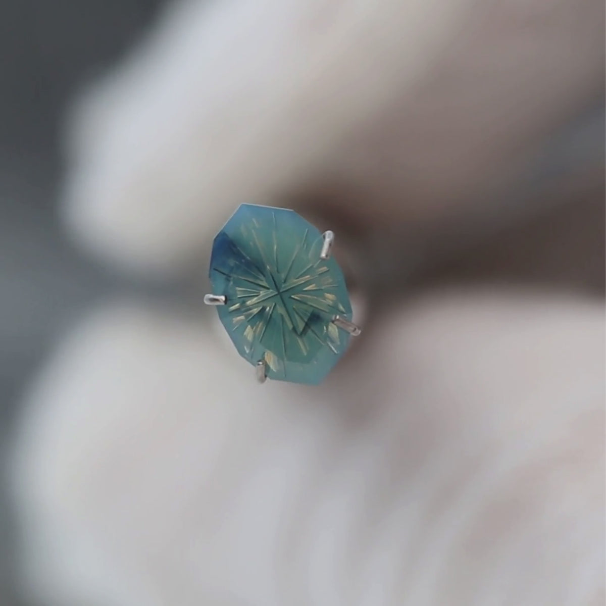 1.25 Carat Fantasy Cut Moval AustralianSapphire for Custom Work - Inventory Code BFCS125