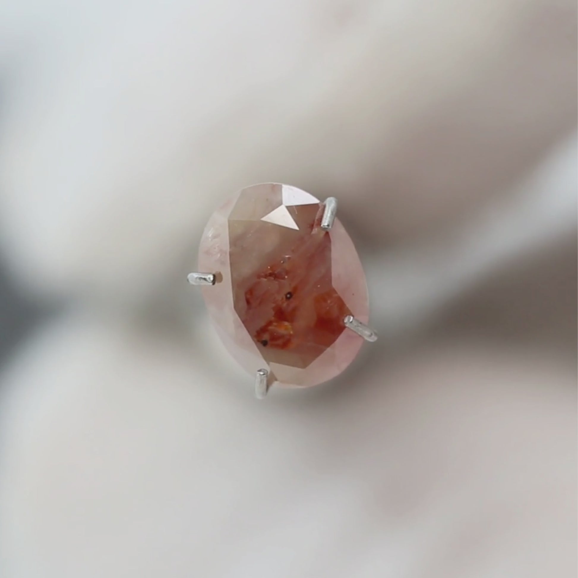 1.27 Carat Orange Oval Diamond for Custom Work - Inventory Code OOD127