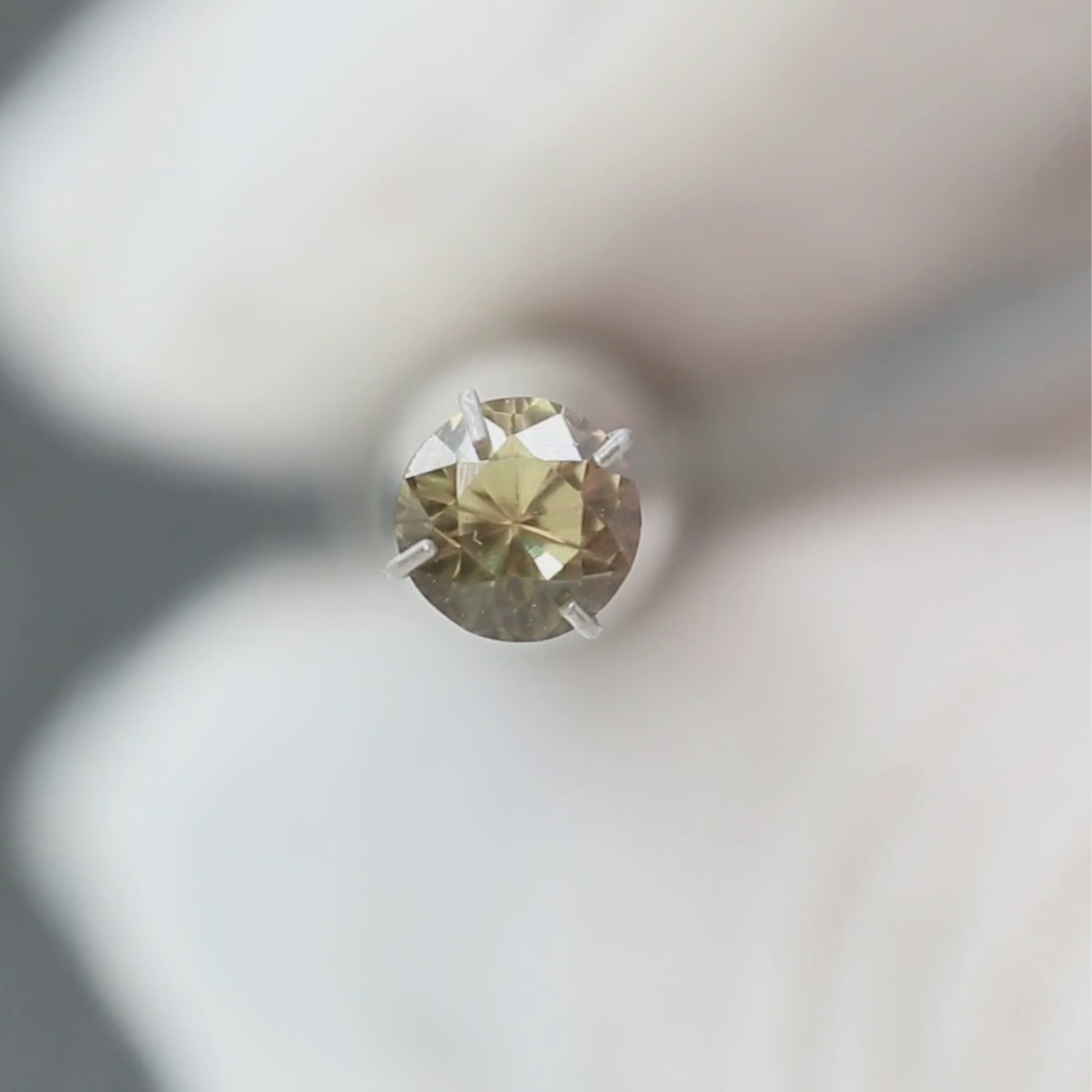 1.15 Carat Round Orange Sapphire for Custom Work - Inventory Code ORS115