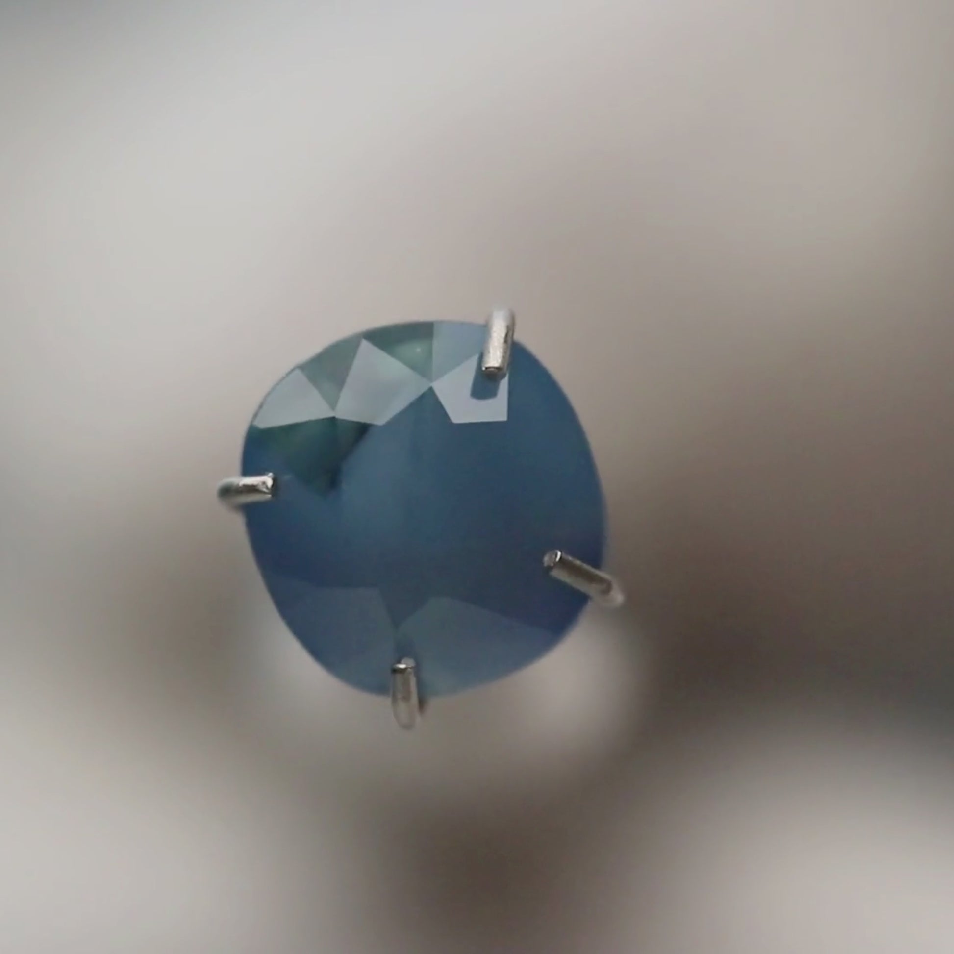 1.36 Carat Blue Cushion Cut Sapphire for Custom Work - Inventory Code BCS136