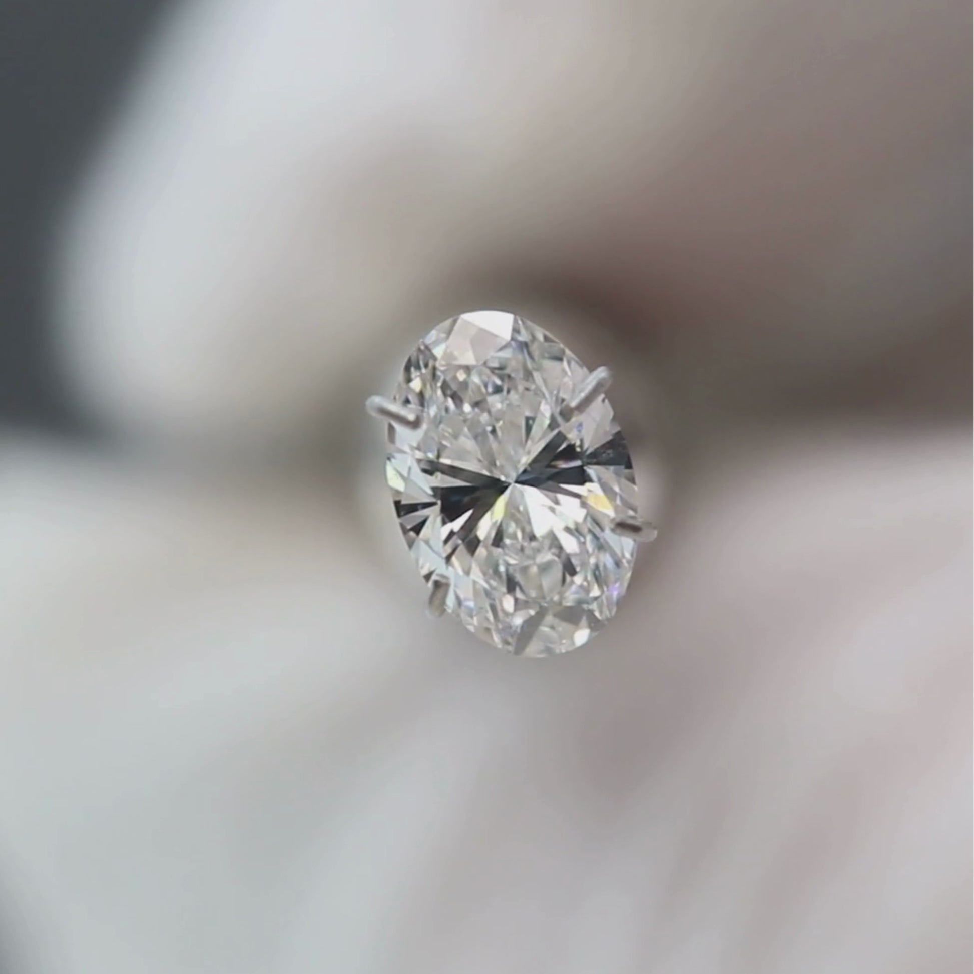 1.03 Carat Certified Lab Grown Oval Diamond for Custom Work - Inventory Code LGO103